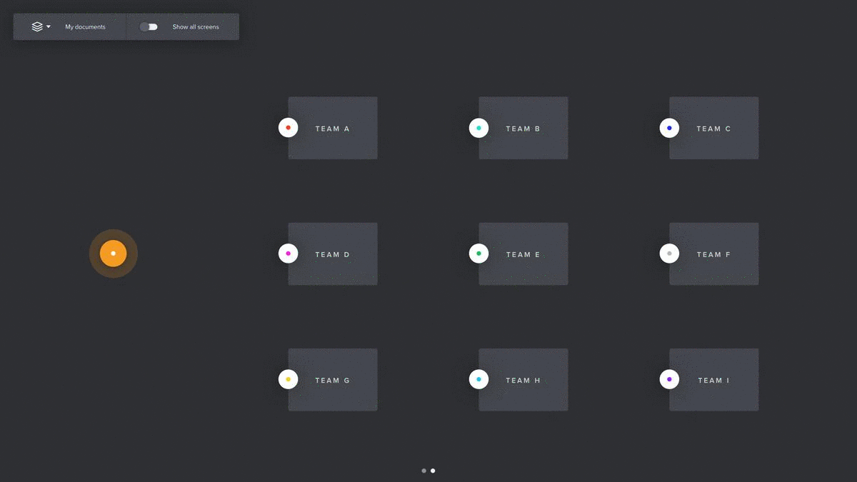 WolfVision vSolution MATRIX UI_animation